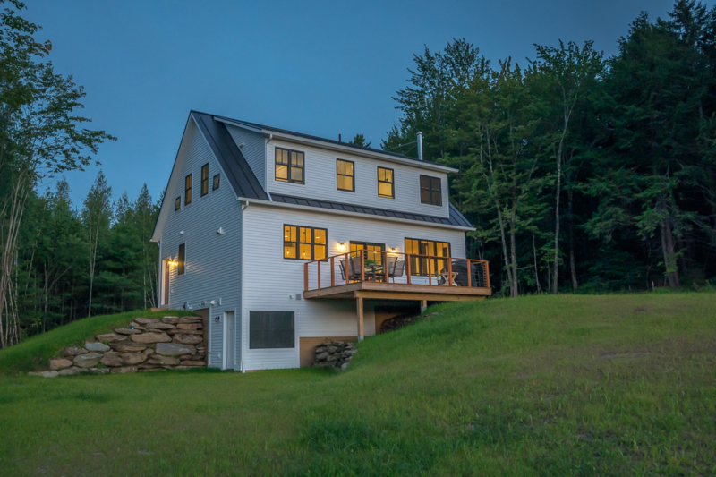 goodman construction home on hill in vermont